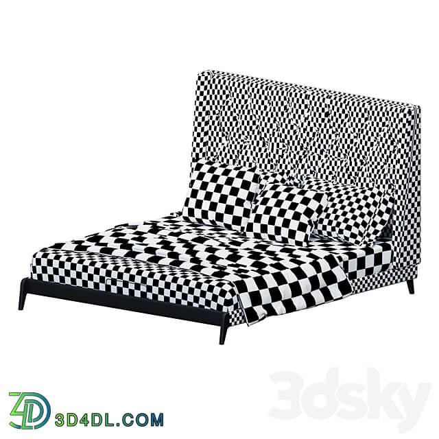 Bed Hogglid SL 0046a Bed 3D Models 3DSKY