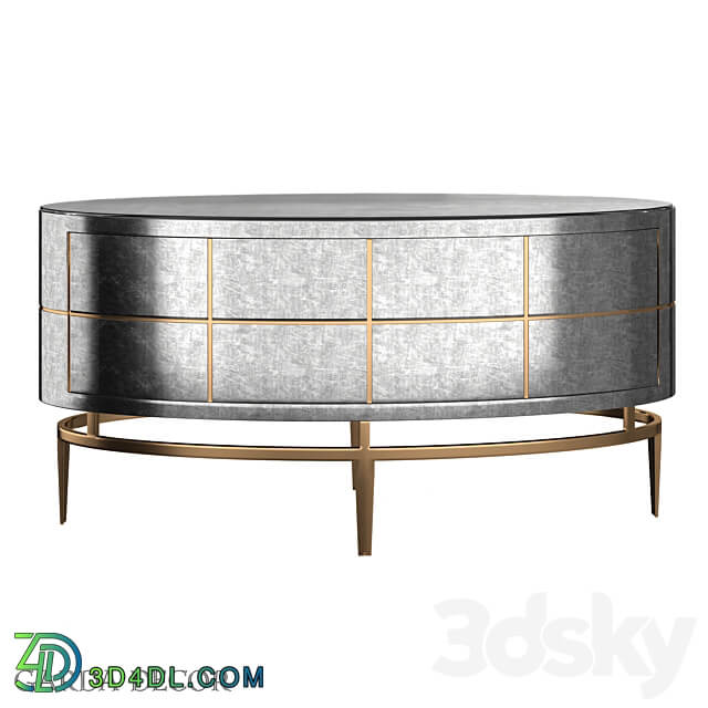 Chest of Futuro Silver with Doors Art 2705 S Garda Decor Sideboard Chest of drawer 3D Models 3DSKY