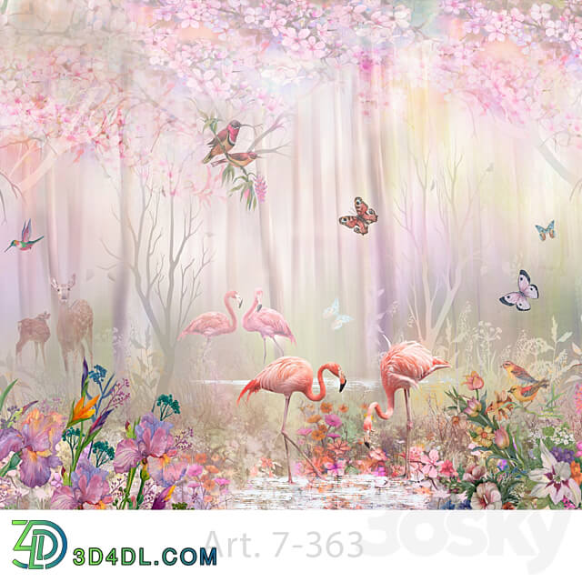 Photowall paper MasterFresok Art. 7 363 OM 3D Models 3DSKY