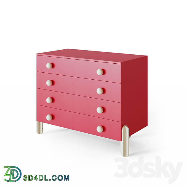 Chest of drawers ICE CREAM D1 size L Miscellaneous 3D Models 3DSKY