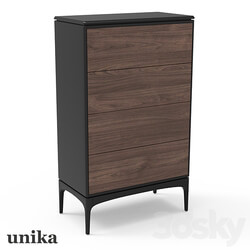 High chest of drawers Tynd 4 drawers Sideboard Chest of drawer 3D Models 3DSKY 