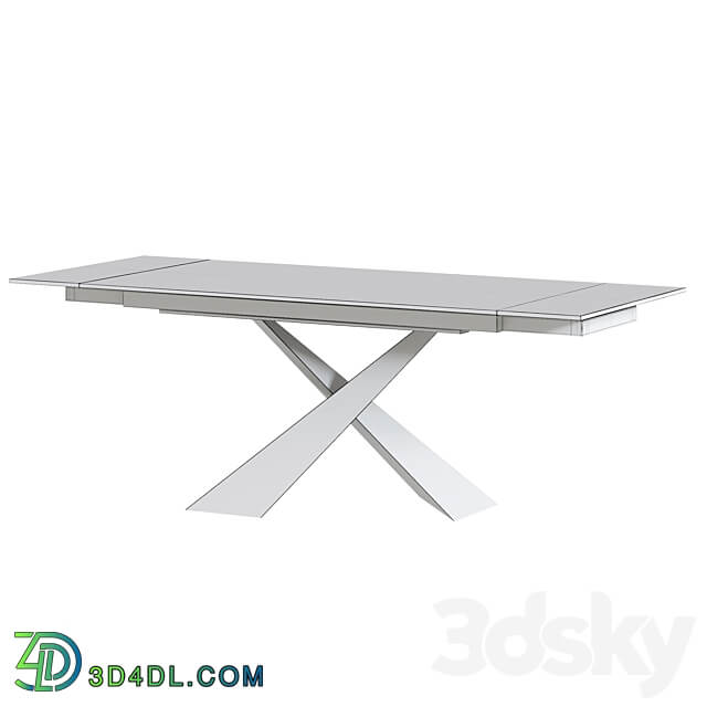 Savoy extendable table ceramics 3D Models 3DSKY