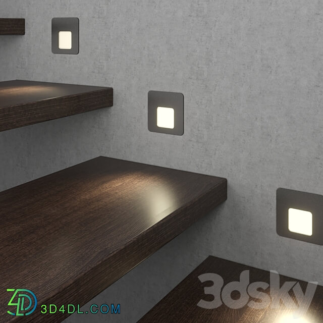 Integrator IT 021 LED lighting fixture for stairs and steps 3D Models 3DSKY