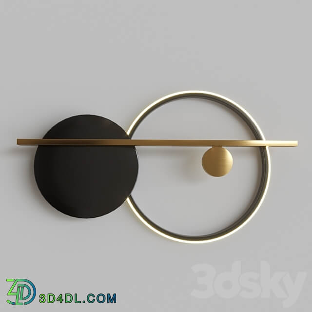 Round Black 44.4680 OM Round White 44.4680 OM 3D Models 3DSKY