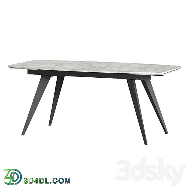 Ramses extendable table gray ceramic 3D Models 3DSKY