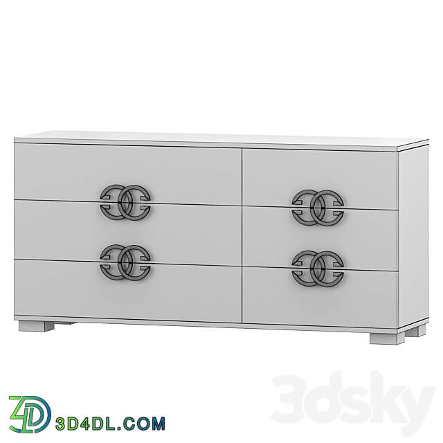 Dafne chest of drawers Sideboard Chest of drawer 3D Models 3DSKY