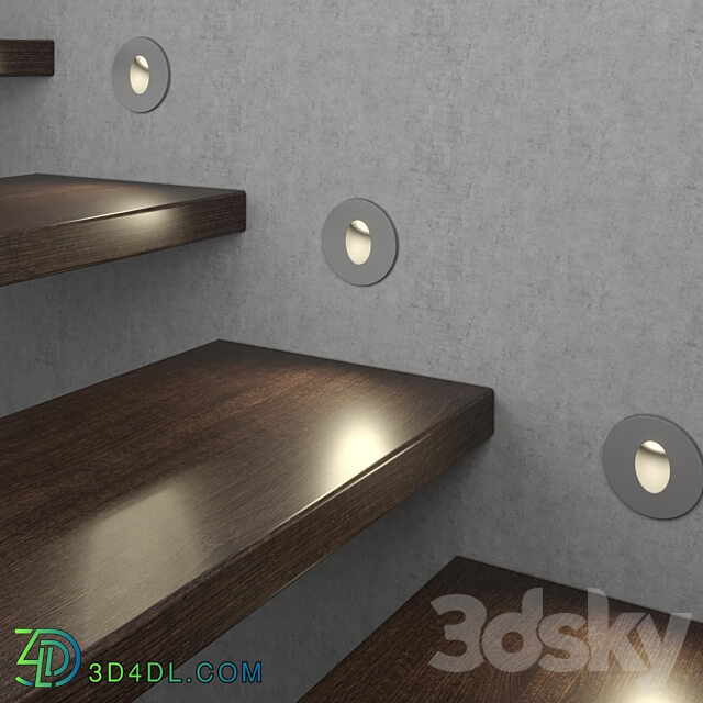 Integrator Stairs Light IT 717 LED lighting fixture for stair steps 3D Models 3DSKY