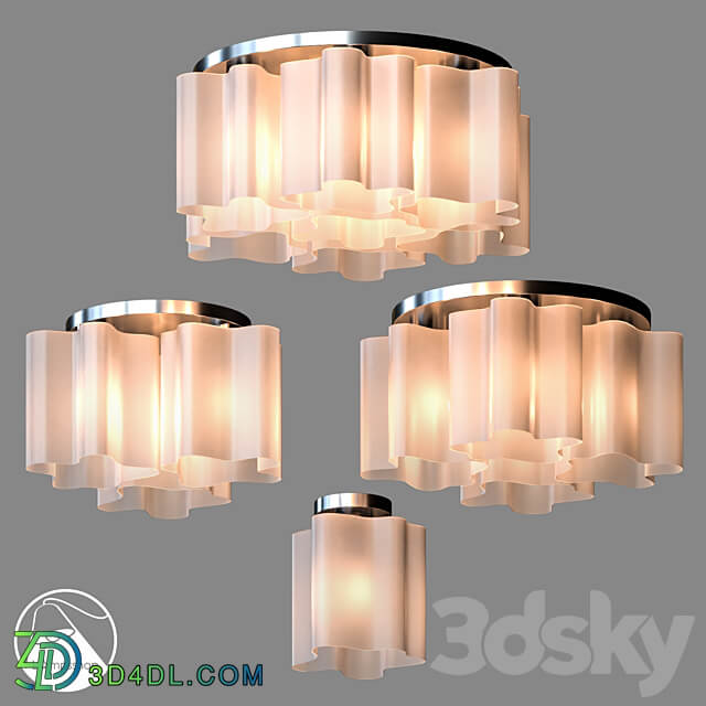 LampsShop.com PL3054 Chandelier Iceberg Ceiling lamp 3D Models 3DSKY