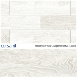 Porcelain stoneware Cersanit Wood Concept Prime white 21 8x89 8 А15989 3D Models 3DSKY 