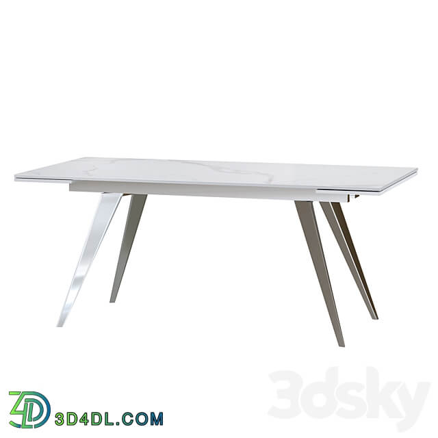 Ramses extendable table white ceramic 3D Models 3DSKY