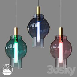 LampsShop.ru PDL2161 Pendant Colored lanterns Pendant light 3D Models 3DSKY 