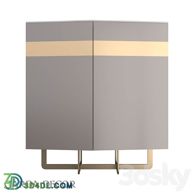 CHEST OF DRAWERS HIGH SPACE WITH DOORS 58DB CHH14803 Garda Decor Sideboard Chest of drawer 3D Models 3DSKY