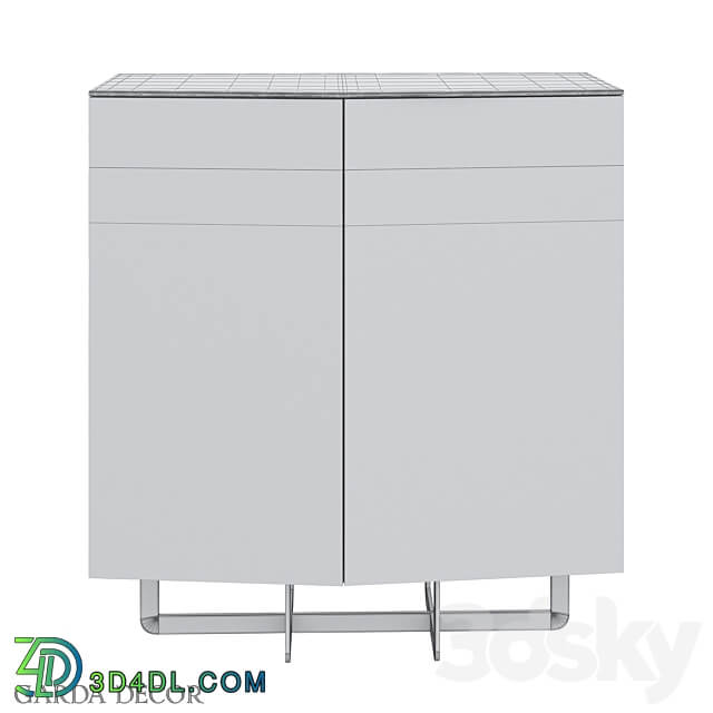 CHEST OF DRAWERS HIGH SPACE WITH DOORS 58DB CHH14803 Garda Decor Sideboard Chest of drawer 3D Models 3DSKY