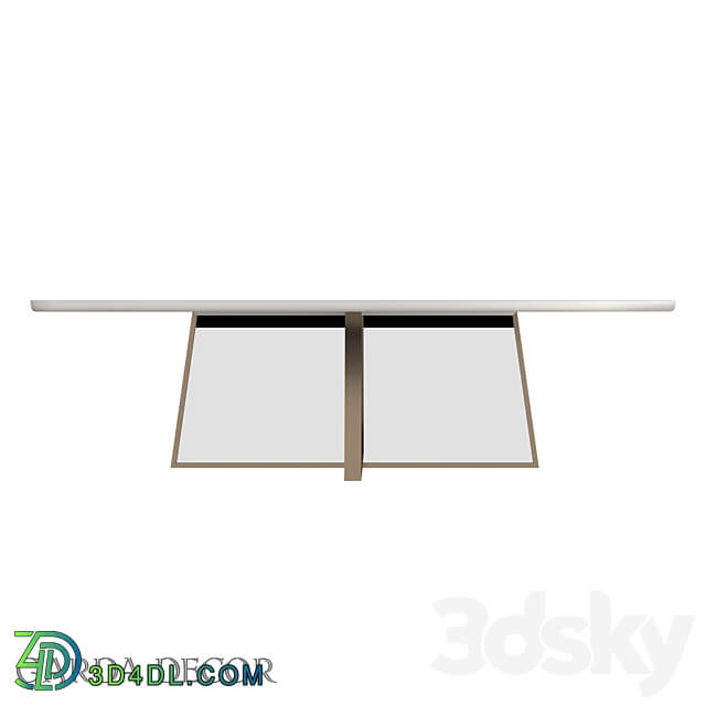 DINING TABLE BEL AIR 58DB DT19263 Garda Decor 3D Models 3DSKY