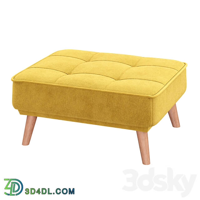 Diva ottoman 3D Models 3DSKY