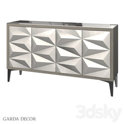 CHEST OF DRAWERS WITH A RELIEF FACADE FINISHING UNDER SKATING ART 2927 S Garda Decor Sideboard Chest of drawer 3D Models 3DSKY 
