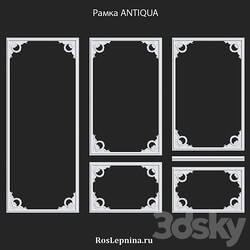 Set of frames ANTIQUA by RosLepnina 3D Models 3DSKY 