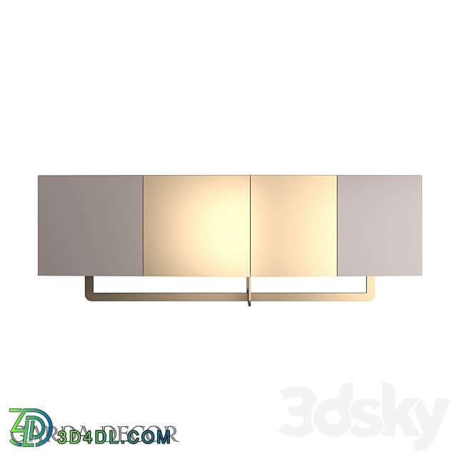 CHEST OF DRAWERS SPACE WITH DOORS 58DB CH14803 Garda Decor Sideboard Chest of drawer 3D Models 3DSKY