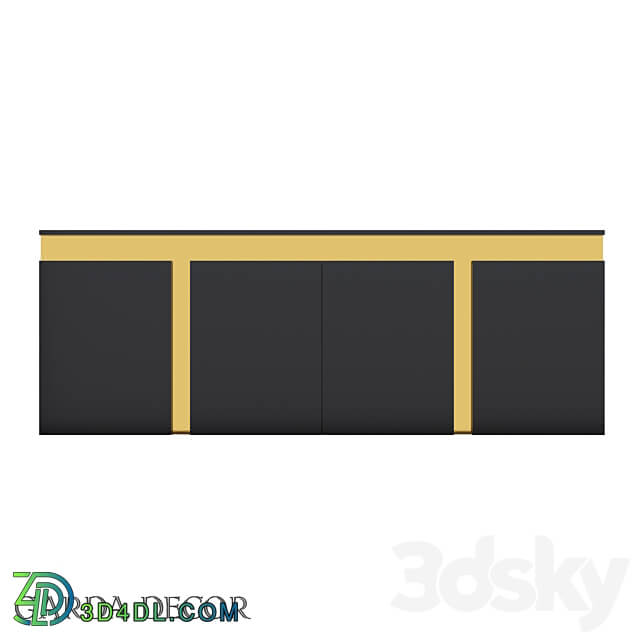 CHEST OF drawers MARBELLA 58DB CH18166 Garda Decor Sideboard Chest of drawer 3D Models 3DSKY