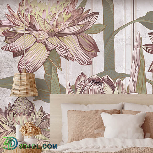 Designer wallpaper KLUMBA pack 2 3D Models 3DSKY