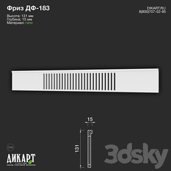 Дф 183 131Hx15mm 21.5.2021 3D Models 3DSKY 