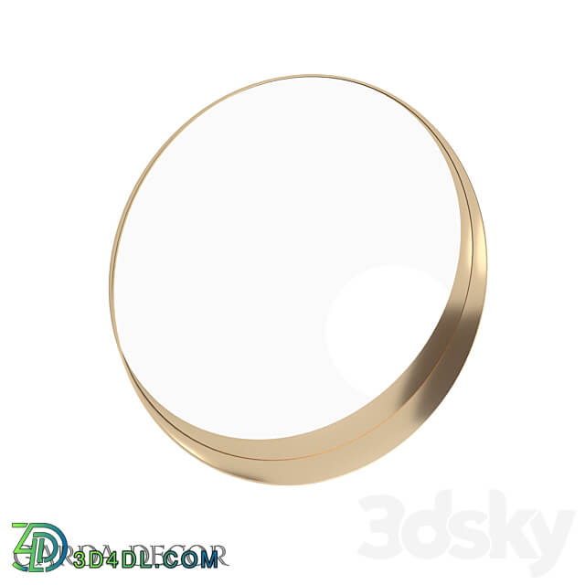 Round Mirror in Metal Volume Frame 19 OA 6276L Garda Decor 3D Models 3DSKY