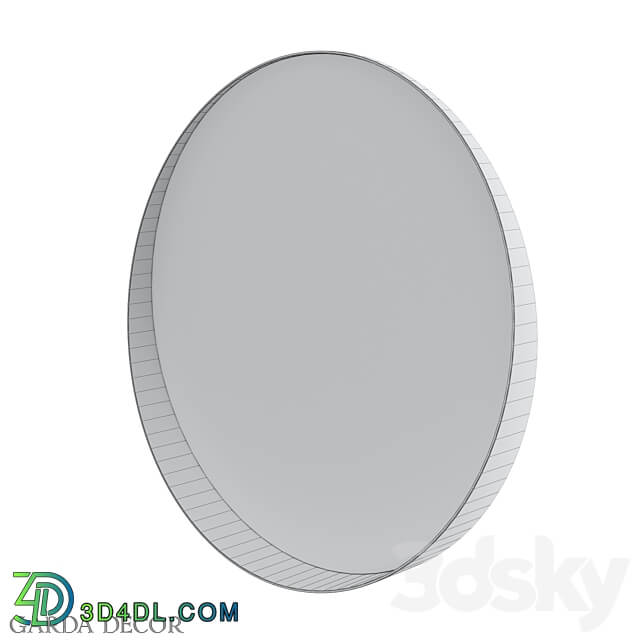 Round Mirror in Metal Volume Frame 19 OA 6276L Garda Decor 3D Models 3DSKY