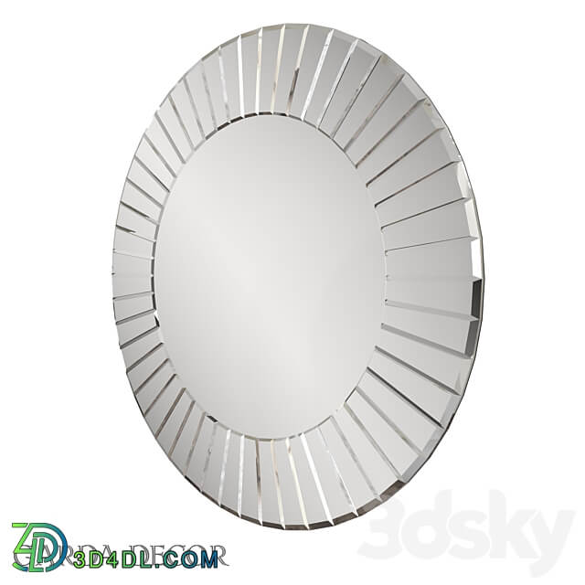 Decorative Round Mirror 50SX 2023 Garda Decor 3D Models 3DSKY