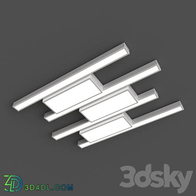 Line Black 44.6746 OM Line 44.6746 OM Ceiling lamp 3D Models 3DSKY