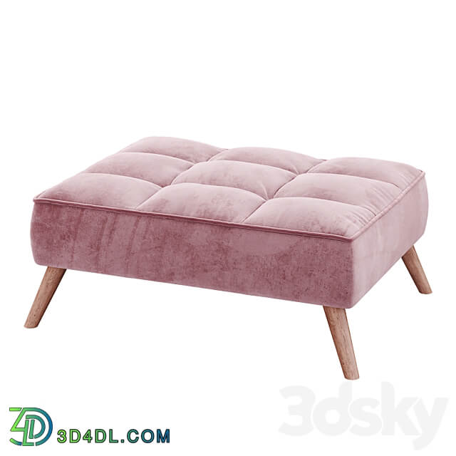 Lisbet ottoman 3D Models 3DSKY