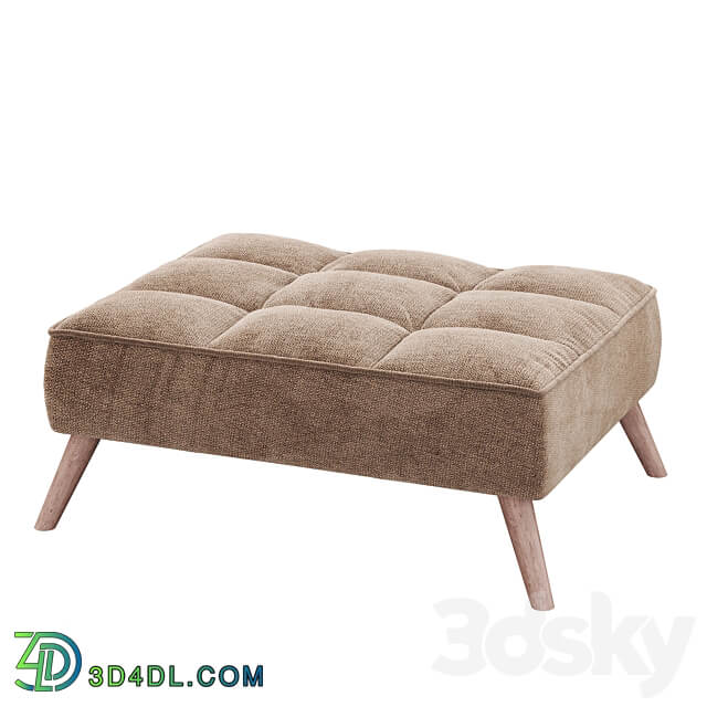 Lisbet ottoman 3D Models 3DSKY