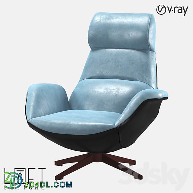 Armchair LoftDesigne 2103 v2 model 3D Models 3DSKY