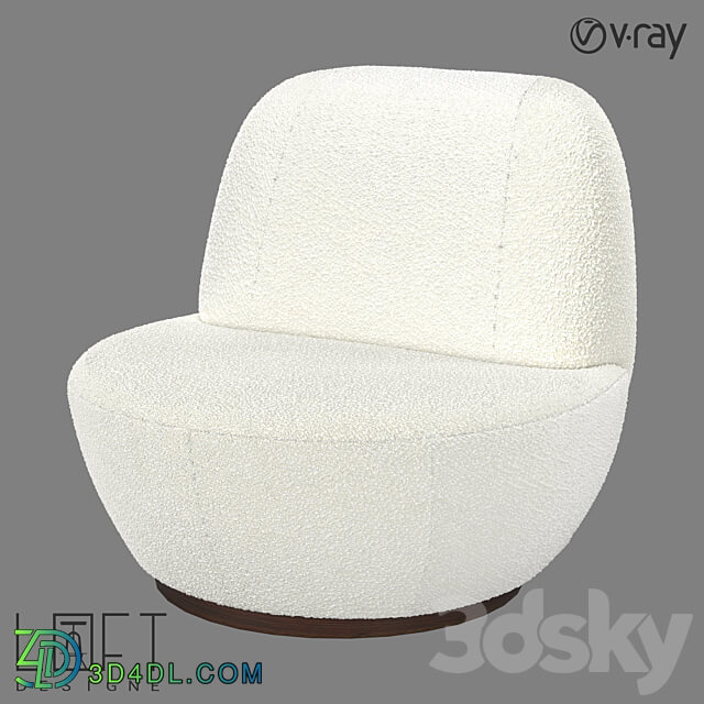 Armchair LoftDesigne 3516 model 3D Models 3DSKY