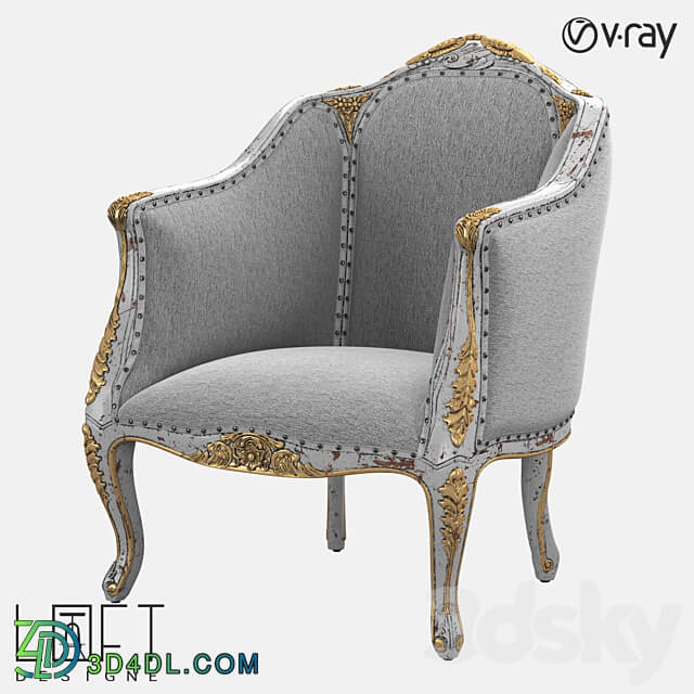 Armchair LoftDesigne 3727 model 3D Models 3DSKY