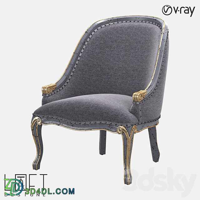 Armchair LoftDesigne 3729 model 3D Models 3DSKY