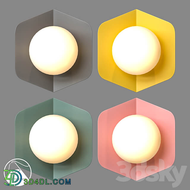 LampsShop.ru B4077 Sconce Sexangle 3D Models 3DSKY