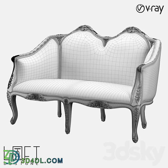 Sofa LoftDesigne 4102 model Other soft seating 3D Models 3DSKY