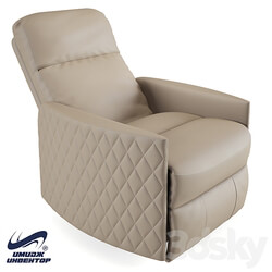 OM Armchair recliner Brighton with stitching 3D Models 3DSKY 