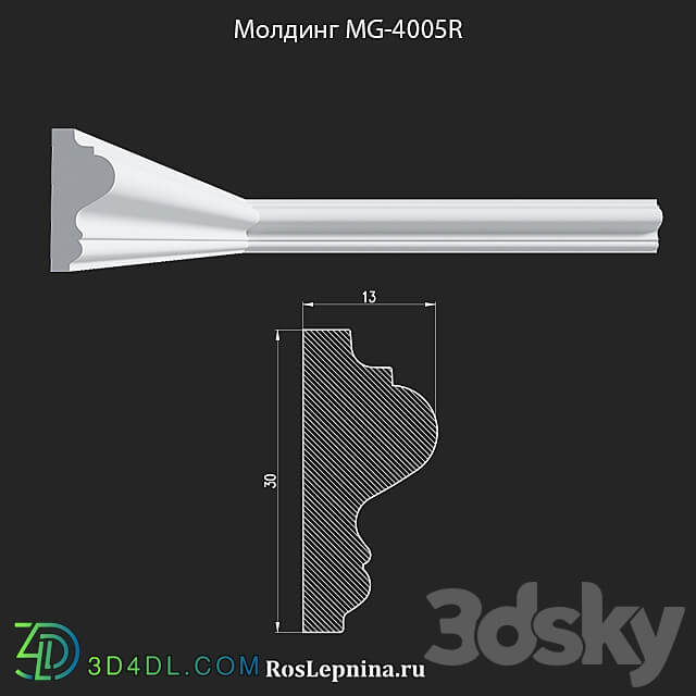 Molding MG 4005R from RosLepnina 3D Models 3DSKY
