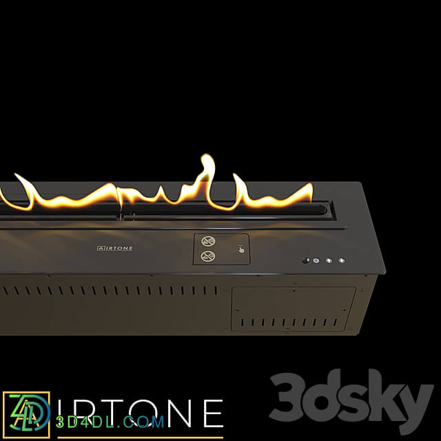 OM Automatic bio fireplace AIRTONE Andalle 908 series 3D Models 3DSKY