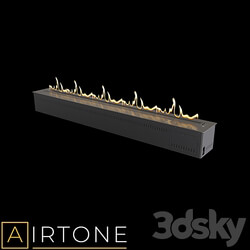 OM Automatic bio fireplace AIRTONE Andalle 1524 series 3D Models 3DSKY 