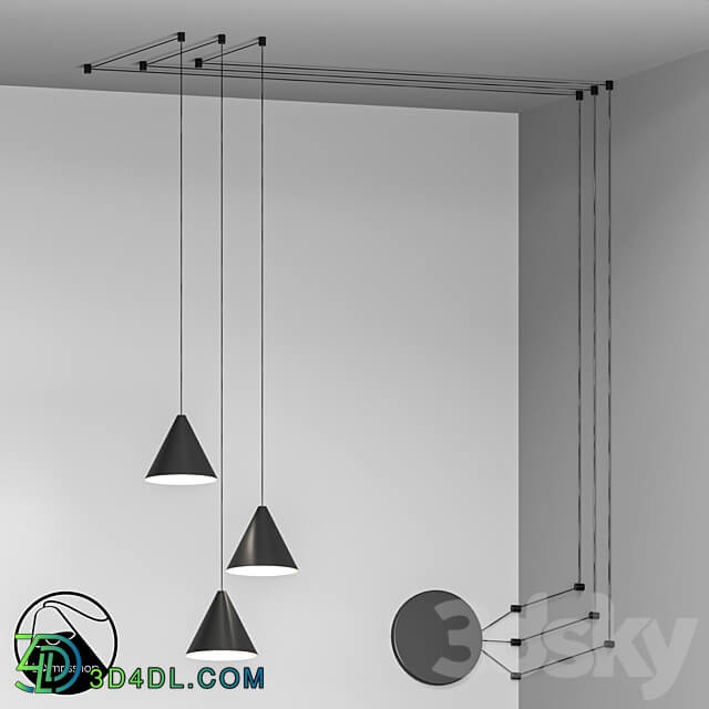 LampsShop.ru PDL2383a Pendant Thread Pendant light 3D Models 3DSKY