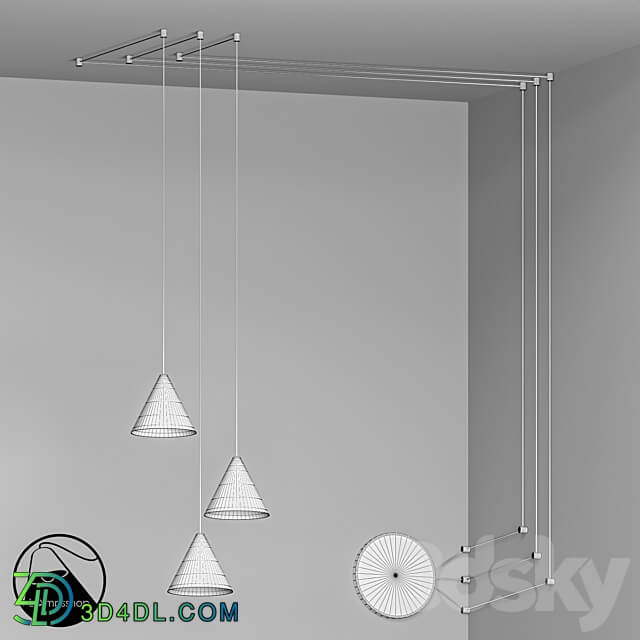 LampsShop.ru PDL2383a Pendant Thread Pendant light 3D Models 3DSKY