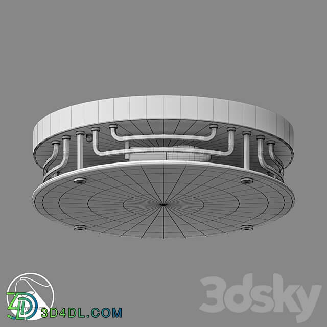 LampsShop.ru PL3058 Chandelier Quartz B Ceiling lamp 3D Models 3DSKY