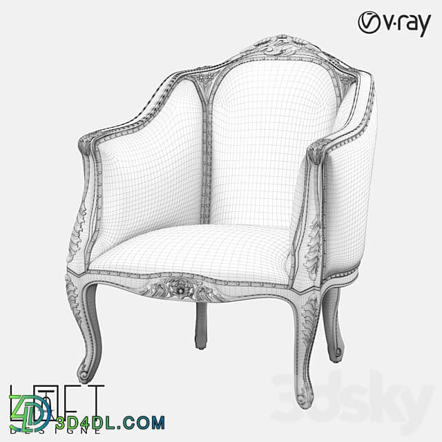 Armchair LoftDesigne 4106 model 3D Models 3DSKY