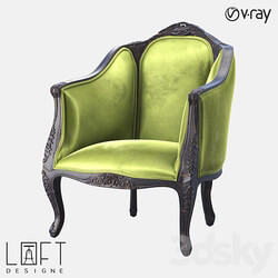 Armchair LoftDesigne 4107 model 3D Models 3DSKY 