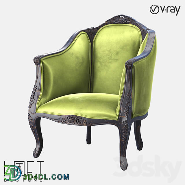 Armchair LoftDesigne 4107 model 3D Models 3DSKY