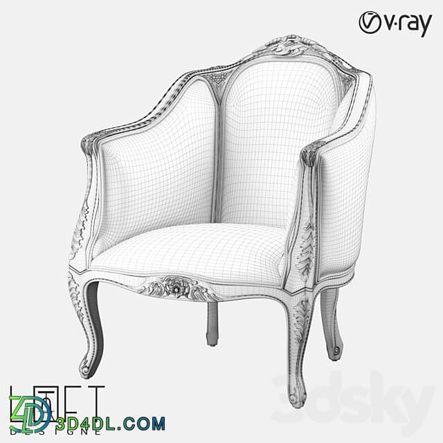 Armchair LoftDesigne 4107 model 3D Models 3DSKY