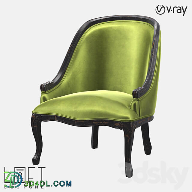 Armchair LoftDesigne 4110 model 3D Models 3DSKY