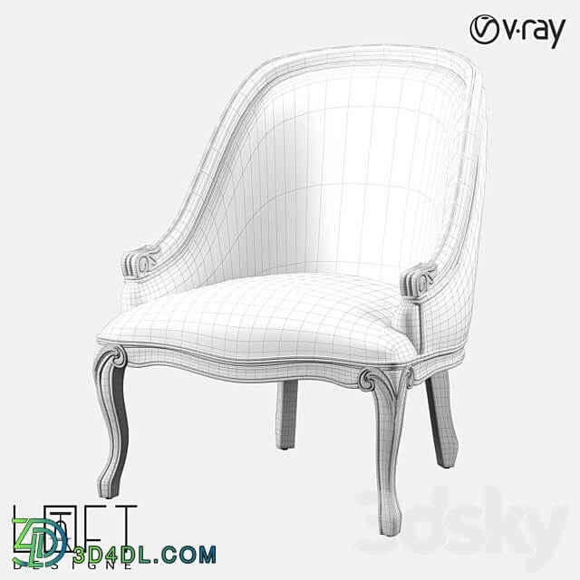 Armchair LoftDesigne 4110 model 3D Models 3DSKY